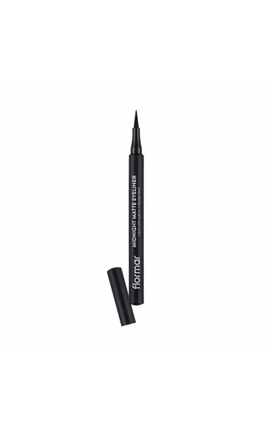 Flormar Midnight Matte Liquid Eyeliner Black