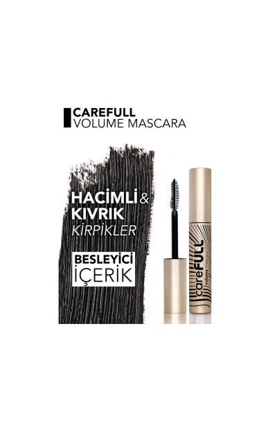 Flormar Carefull Volume Mascara Siyah