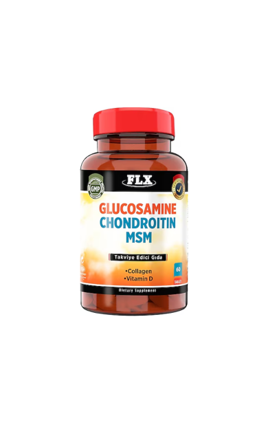 FLX Glukozamin Chondroitin Msm Vitamin D Collagen 60 Tablet