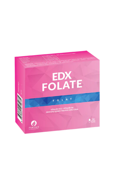 FORTIUS EDX Folate Multivitamin Takviyesi (30 Kapsül)