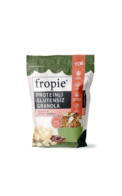 Fropie Proteinli Glutensiz Granola - Kaju & Keten Tohumu 240gr