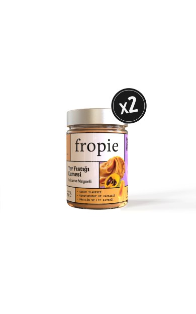 Fropie Yer Fıstığı Ezmesi - Lukuma Meyveli 315 gr x 2 Adet