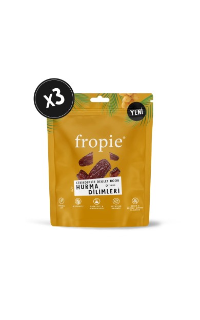 Fropie Çekirdeksiz Hurma Dilimleri - Deglet Noor 75 gr x 3 Adet