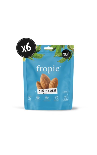 Fropie Çiğ Badem 75 gr x 6 Adet