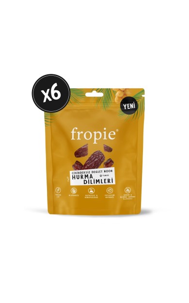 Fropie Çekirdeksiz Hurma Dilimleri - Deglet Noor 75 gr x 6 Adet