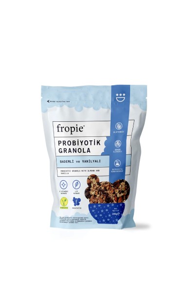 Fropie Probiyotik Granola - Badem & Vanilya 200 gr