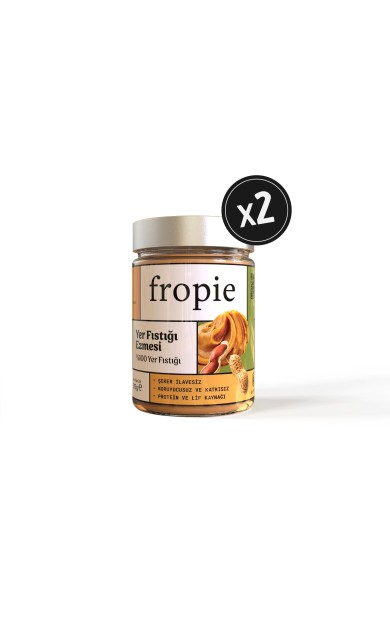 Fropie Yer Fıstığı Ezmesi - 100% Yer Fıstığı 315 gr x 2 Adet