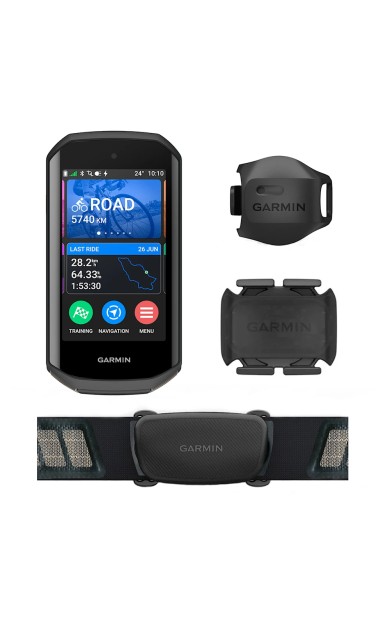 Garmin Edge 1050 Bundle Yol,Bisiklet Navigasyonu &amp; Hız Sensörü Nabız Bant Seti