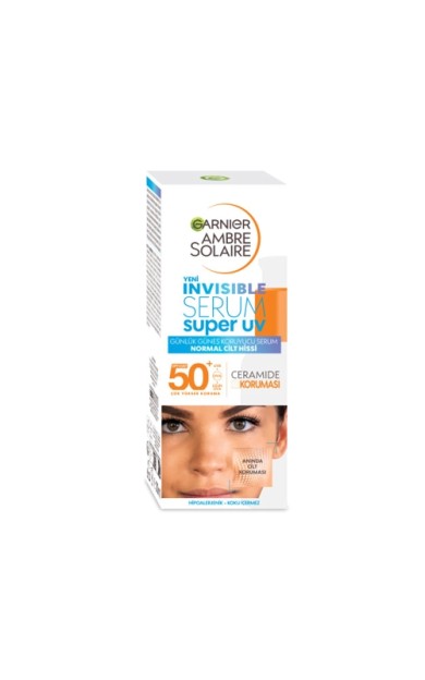 Garnier Ambre Solaire Invisible Süper UV Günlük Güneş Koruyucu Serum Spf50 30Ml