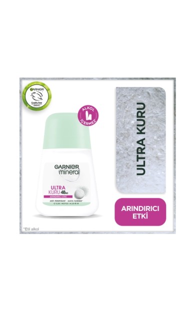 Garnier Mineral Rollon Ultra Kuru 50 Ml