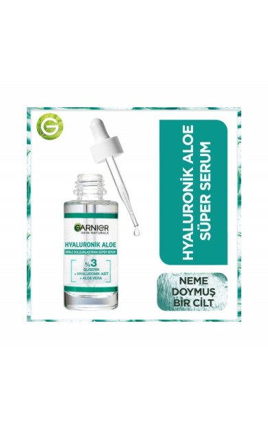 Garnier Hyaluronik Aloe Nemle Dolgunlaştıran Süper Serum 30 Ml