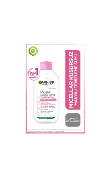 Garnier Miceller Kusursuz Makyaj Temizeleme Suyu 200 Ml