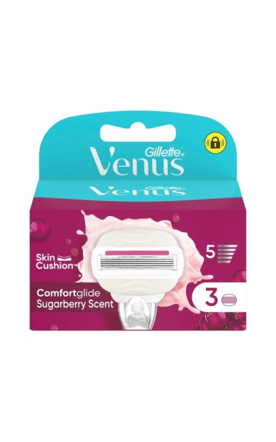 Gillette Venus Comfort Glide Sugarberry 3 Yedek Başlık