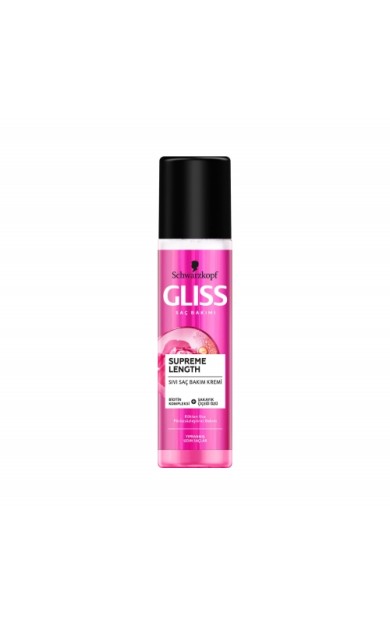 Gliss Sıvı Saç Kremi Supreme Length 200 Ml Zarar Görmüş Uzun Saçlar