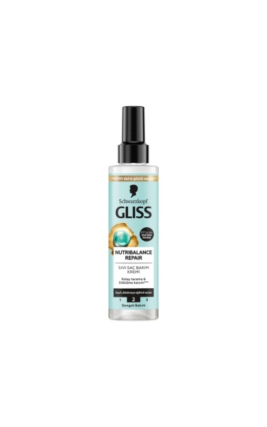 Gliss Sıvı Saç Kremi Nutri-Balance Repair 200 Ml