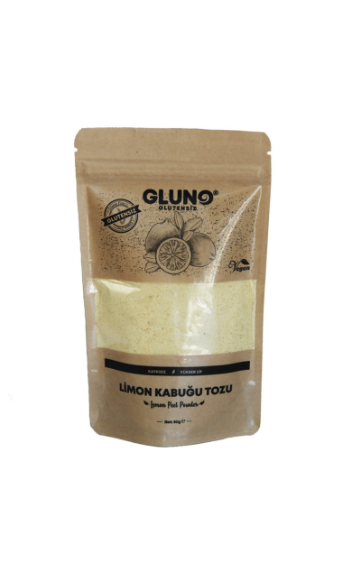 GLUNO Glutensiz Limon Kabuğu Tozu 80g