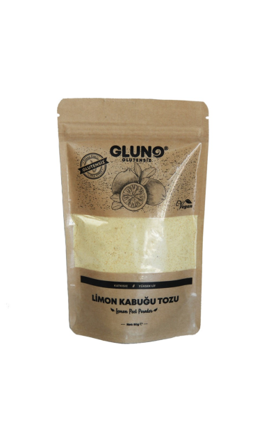 GLUNO Glutensiz Limon Kabuğu Tozu 80g