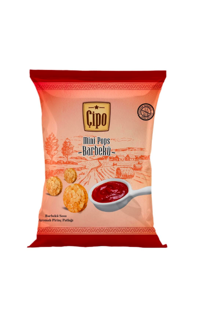 GLUTENSİZ FABRİKA Çipo Barbekü Glutensiz Atıştırmalık 60g