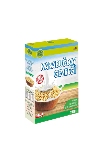 GLUTENSİZ FABRİKA Glutensiz Karabuğday Gevreği Tarçınlı 250g