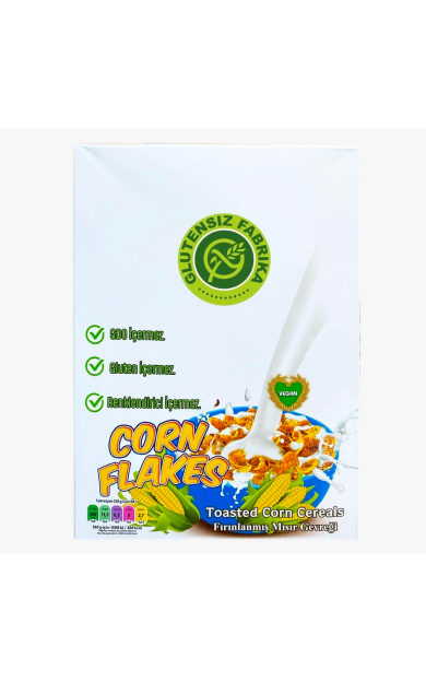 GLUTENSİZ FABRİKA Glutensiz Mısır Gevreği (Corn Flakes) 250g