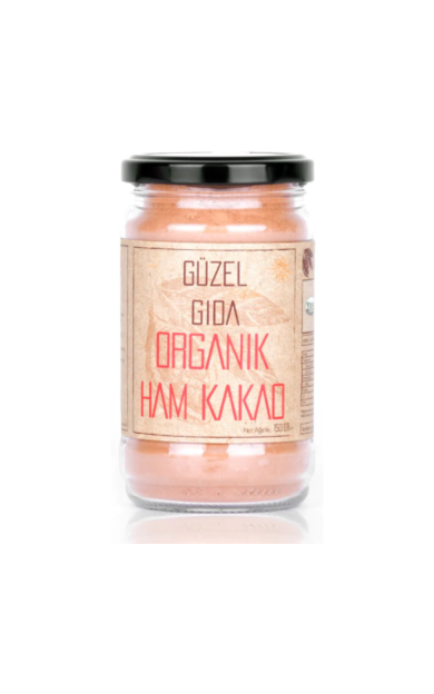 GÜZEL GIDA Organik Ham Kakao Tozu 150g