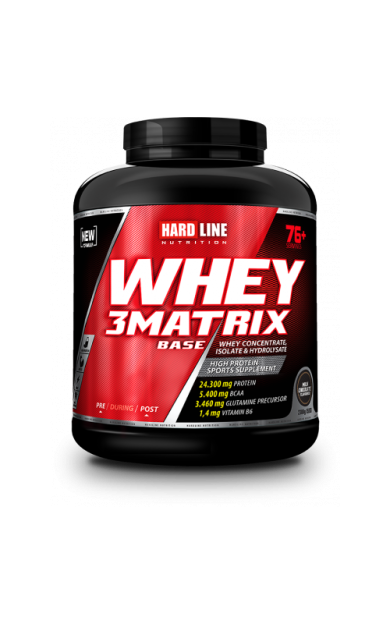 HARDLINE NUTRITION Whey 3Matrix 2300 Gr Base Çikolata