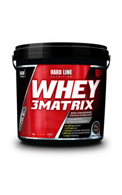 HARDLINE NUTRITION Whey 3Matrix 4000 Gr Çikolata