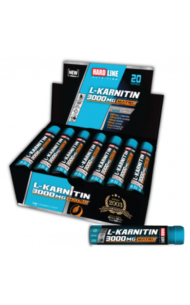 HARDLINE NUTRITION L-Karnitin Matrix 3000 Mg 20 Adet (30 Ml) Şeftali