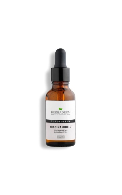 Herbaderm Superserum Niacinamide %15 Glikolikasit %5