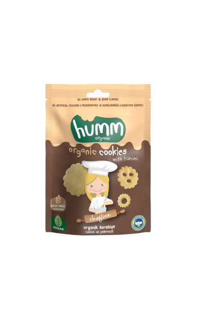 HUMM Organik Tahinli ve Pekmezli Vegan Kurabiye 55g