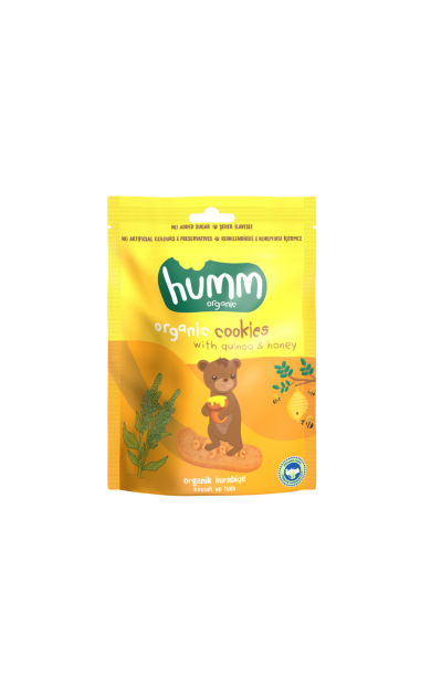 HUMM ORGANİC Organik Ballı Kinoalı Kurabiye 55g