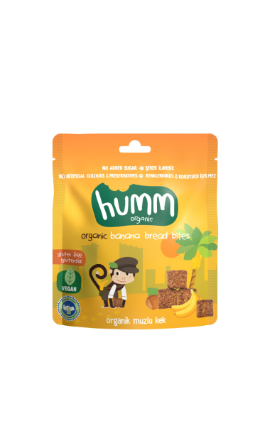 HUMM Organik Glutensiz Vegan Muzlu Kek 30g