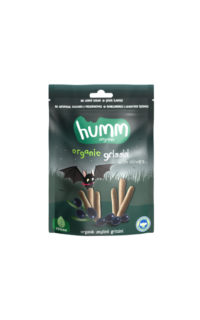 HUMM Organik Vegan Zeytinli Grissini 55g