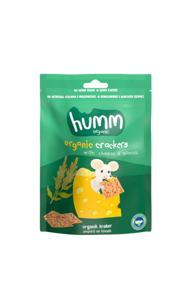 HUMM ORGANIC Organik Kraker Peynirli Kinoalı 60g