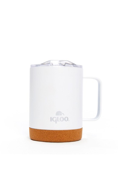 Igloo Cork Mug 350ml-BEYAZ