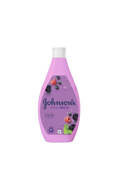 Johnson'S Vita-Rich Ahududu Özlü Yenileyici Duş Jeli 400Ml