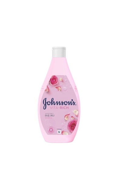 Johnson'S Vita-Rich Gül Suyu Yatıştırıcı Duş Jeli 400Ml