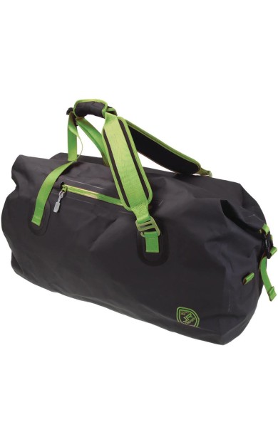 Jr Gear Roll Top Vinyl Duffel Su Geçirmez Spor Çanta 100 Litre-SİYAH-YEŞİL