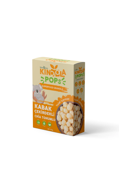 BİOROOTZO Kinoola Pop Kabak Çekirdeği &amp; Chia Tohumlu Granola 150g