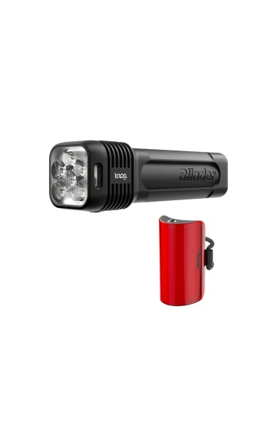 Knog Blinder 1300 & MID Cobber USB Şarjlı Ön Arka Aydınlatma Seti FST-413