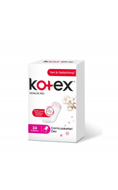 Kotex Günlük Ped Normal 34'lü