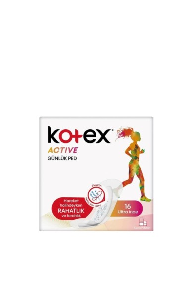 Kotex Active Günlük Ped 16 Lı