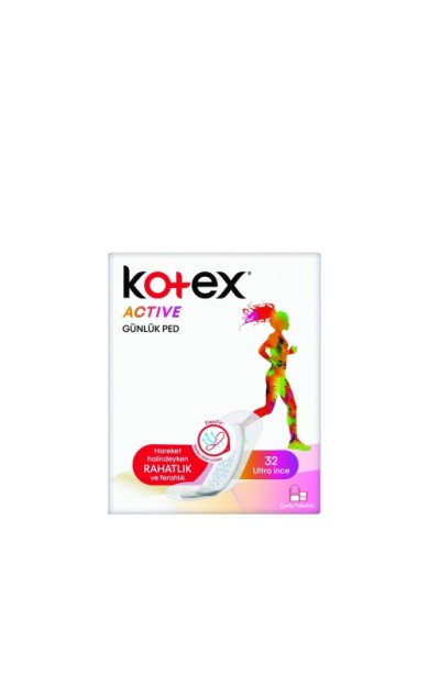 Kotex Active Günlük Ped 32 Li