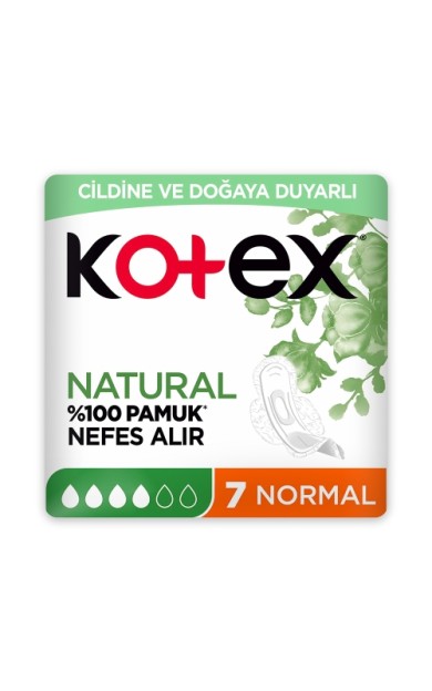 Kotex Natural Ultra Tekli Paket Normal 7'li