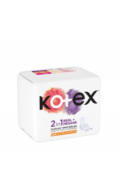 Kotex 2'in 1 Regl+Mesane Ultra Normal 14 Adet