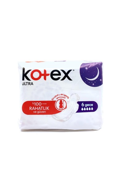 Kotex Ultra Tekli Gece 6lı