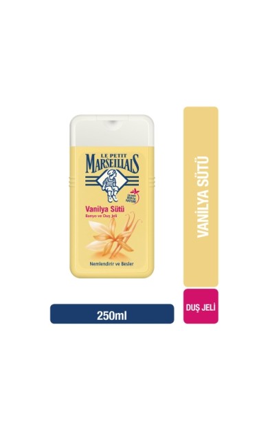 Le Petit Marseillais Duş Jeli Vanilya Sütü 250 Ml