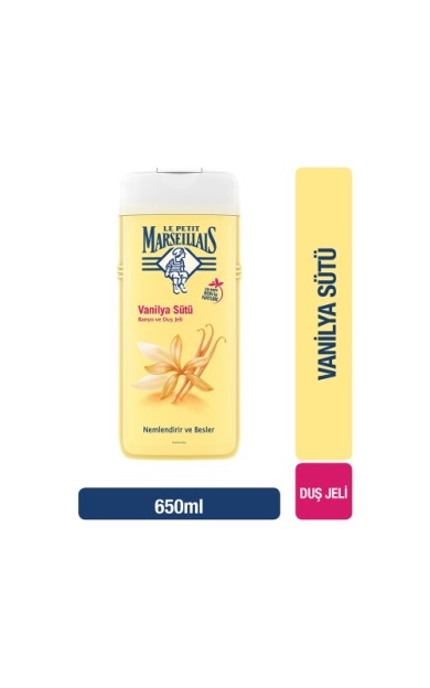 Le Petit Marseillais Duş Jeli Vanilya Sütü 650 Ml