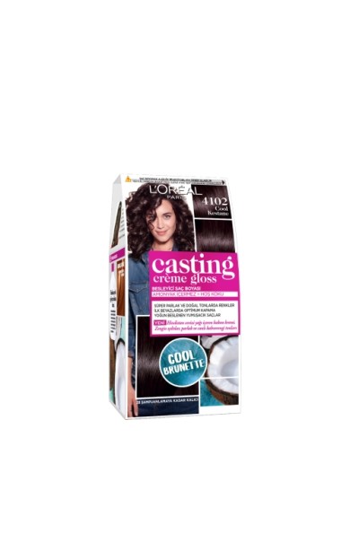 L'Oréal Paris Casting Crème Gloss Saç Boyası 4102 Cool Kestane