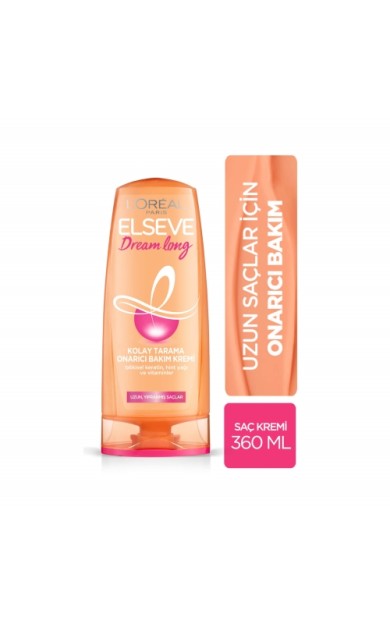 L'Oréal Paris Elseve Dream Long Kolay Tarama Saç Bakım Kremi 360 Ml